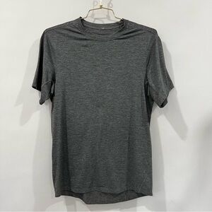 Lululemon Athleisure Heathered Gray Tee Shirt Short Sleeve Size Small